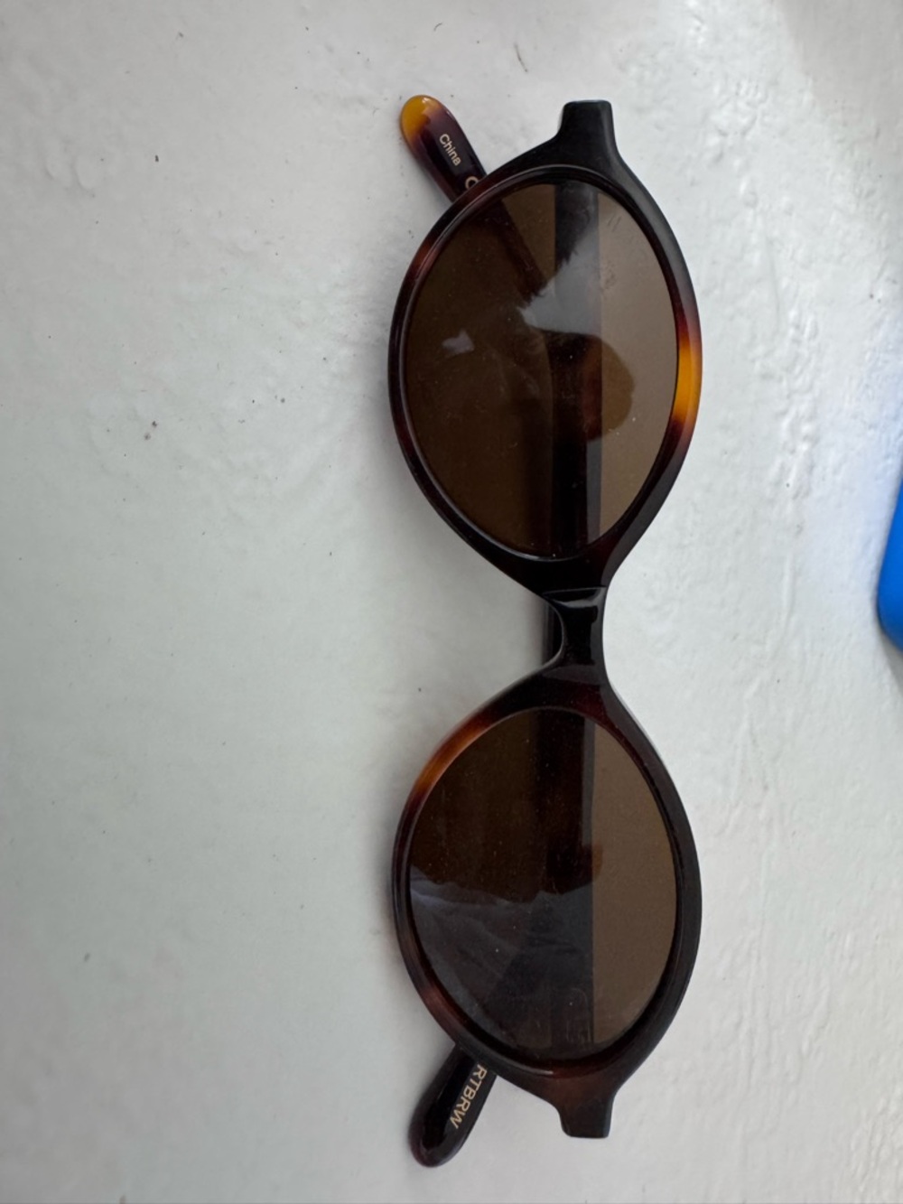 Tortoiseshell Round Women’s Sunglasses - Brown Lenses
